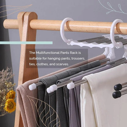 (🔥LAST DAY PROMOTION 49%-Special Offer Now) Multi-functional Pants Rack